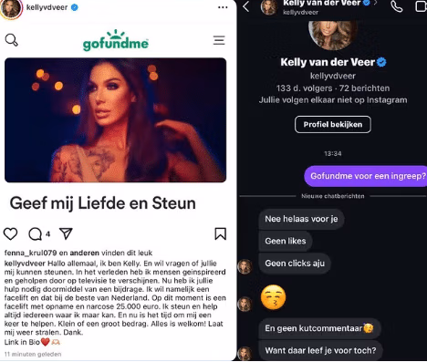 Kelly van der Veer financieel