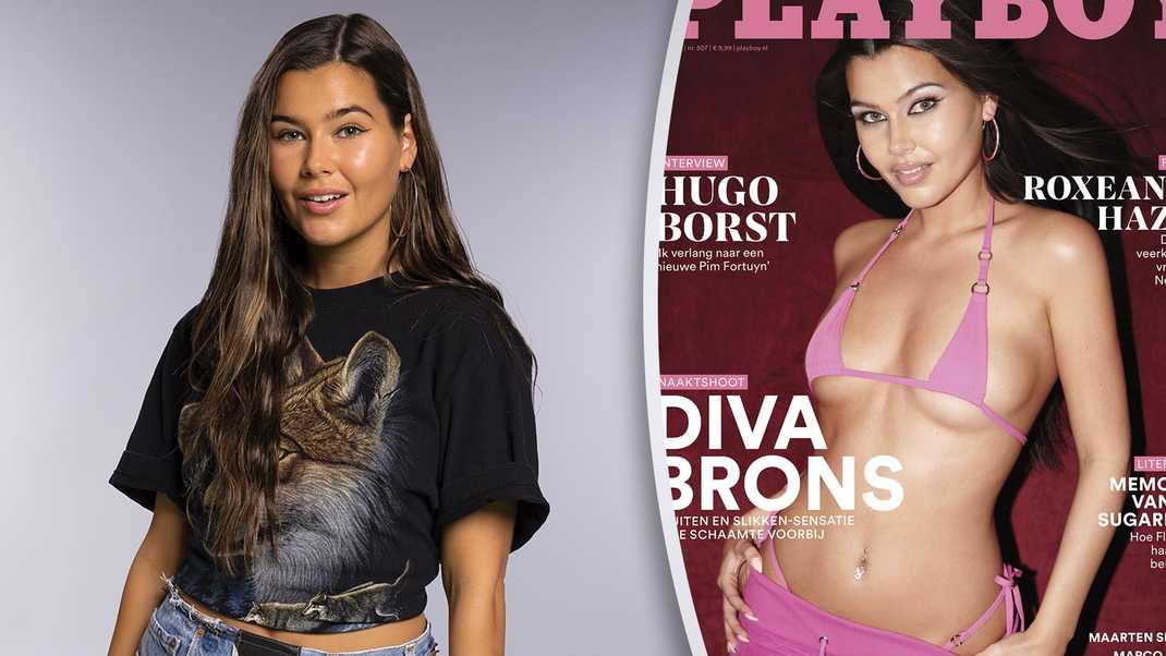 Playboy-fotoshoot van Diva Brons